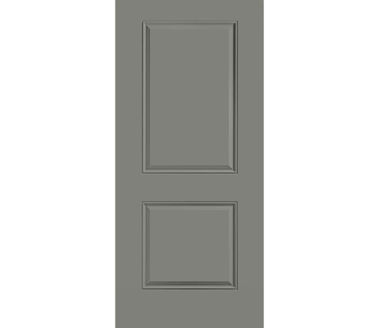 St Louis 2 Panel Square Steel Entry Door