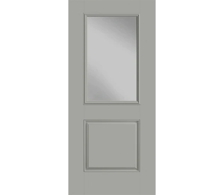 St Louis Half Light 1 Panel Fiberglass Entry Door