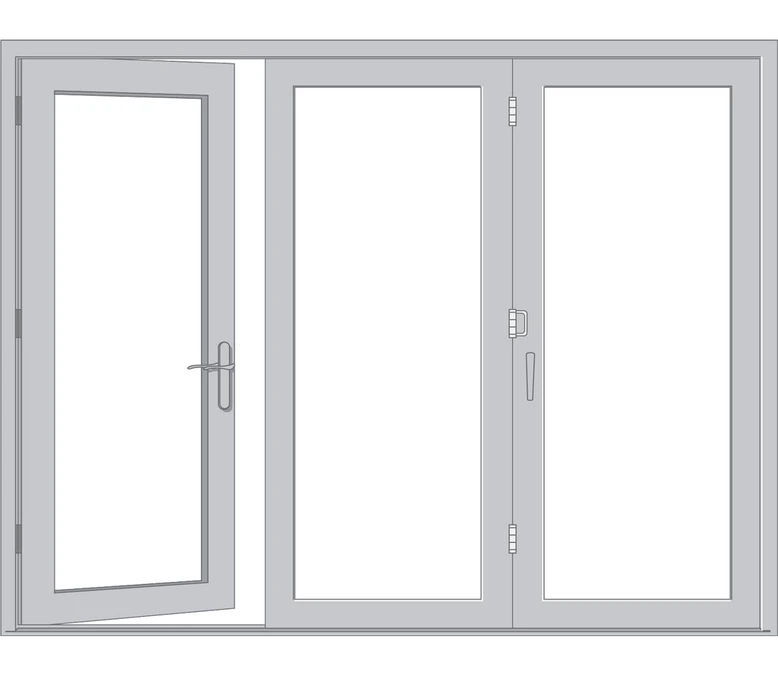 St Louis Pella Architect Reserve Series Contemporary Bifold Patio Door