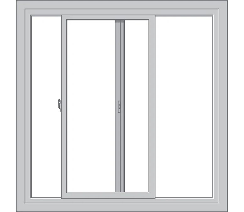 St Louis Pella Hurricane Shield Series Vinyl Sliding Window