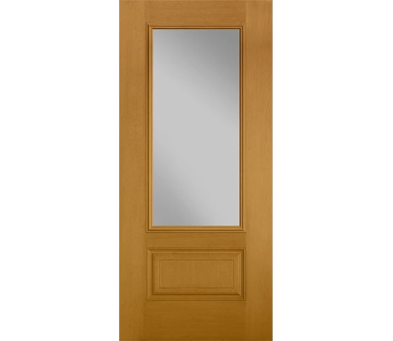 St Louis Three Quaters light Fiberglass Entry Door