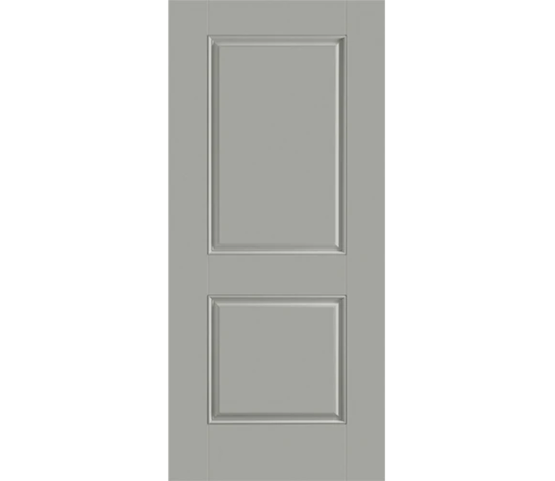 St Louis Two Panel Square Fiberglass Entry Door